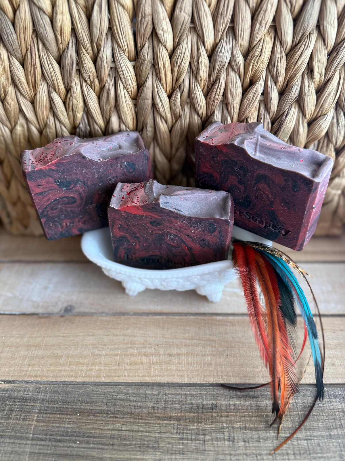 Scarlet Noir Handcrafted Soap