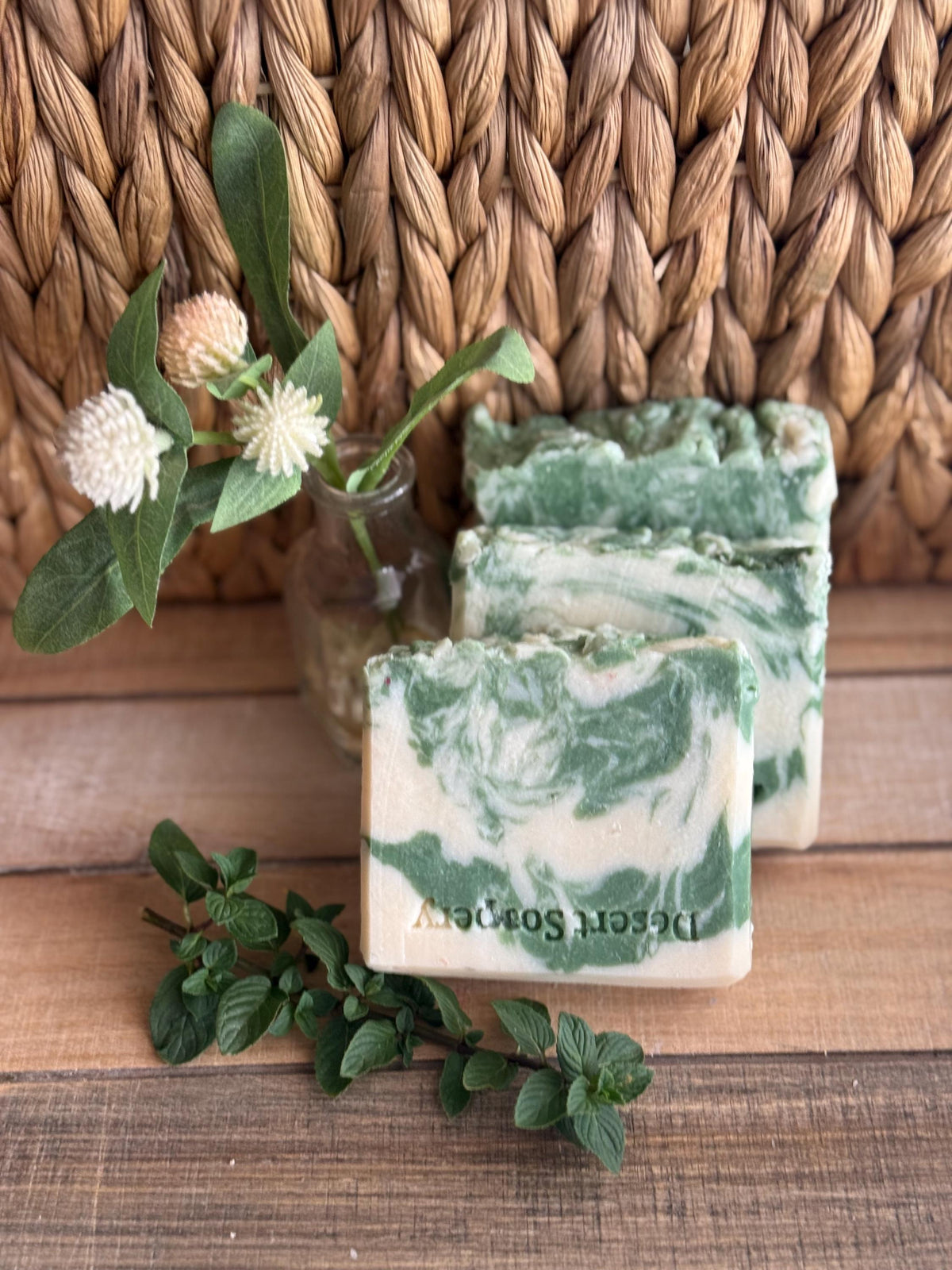 Fresh Mint Eucalyptus Handcrafted Soap