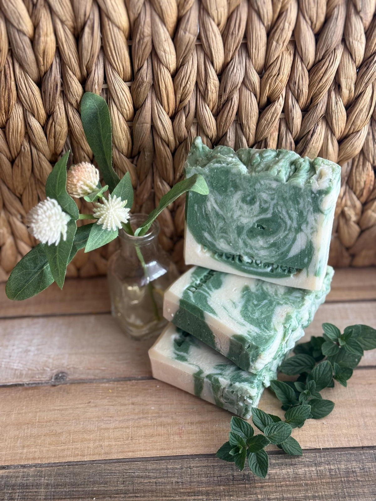 Fresh Mint Eucalyptus Handcrafted Soap