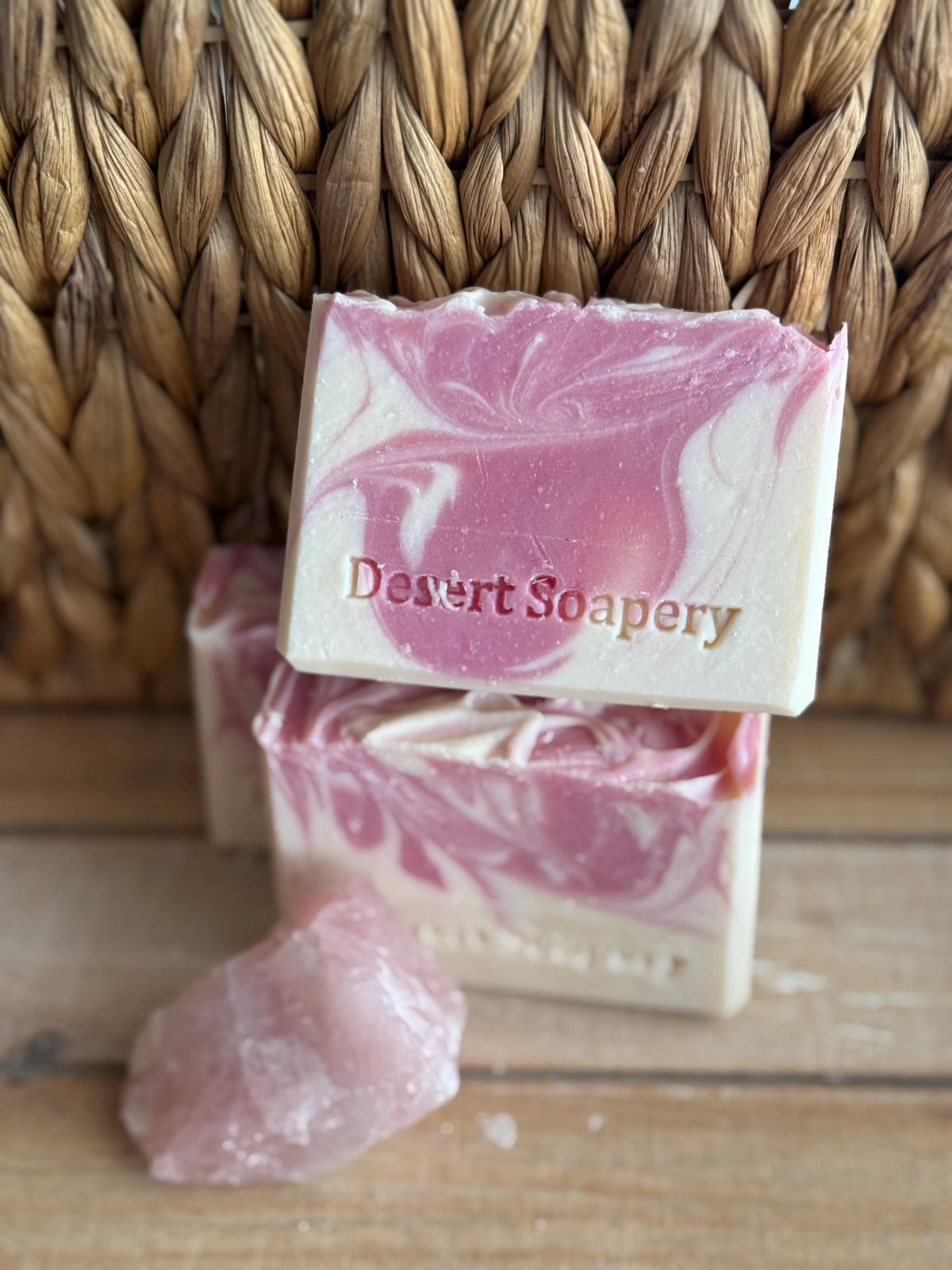 Pink Amber and Vanilla Handcrafted Soap