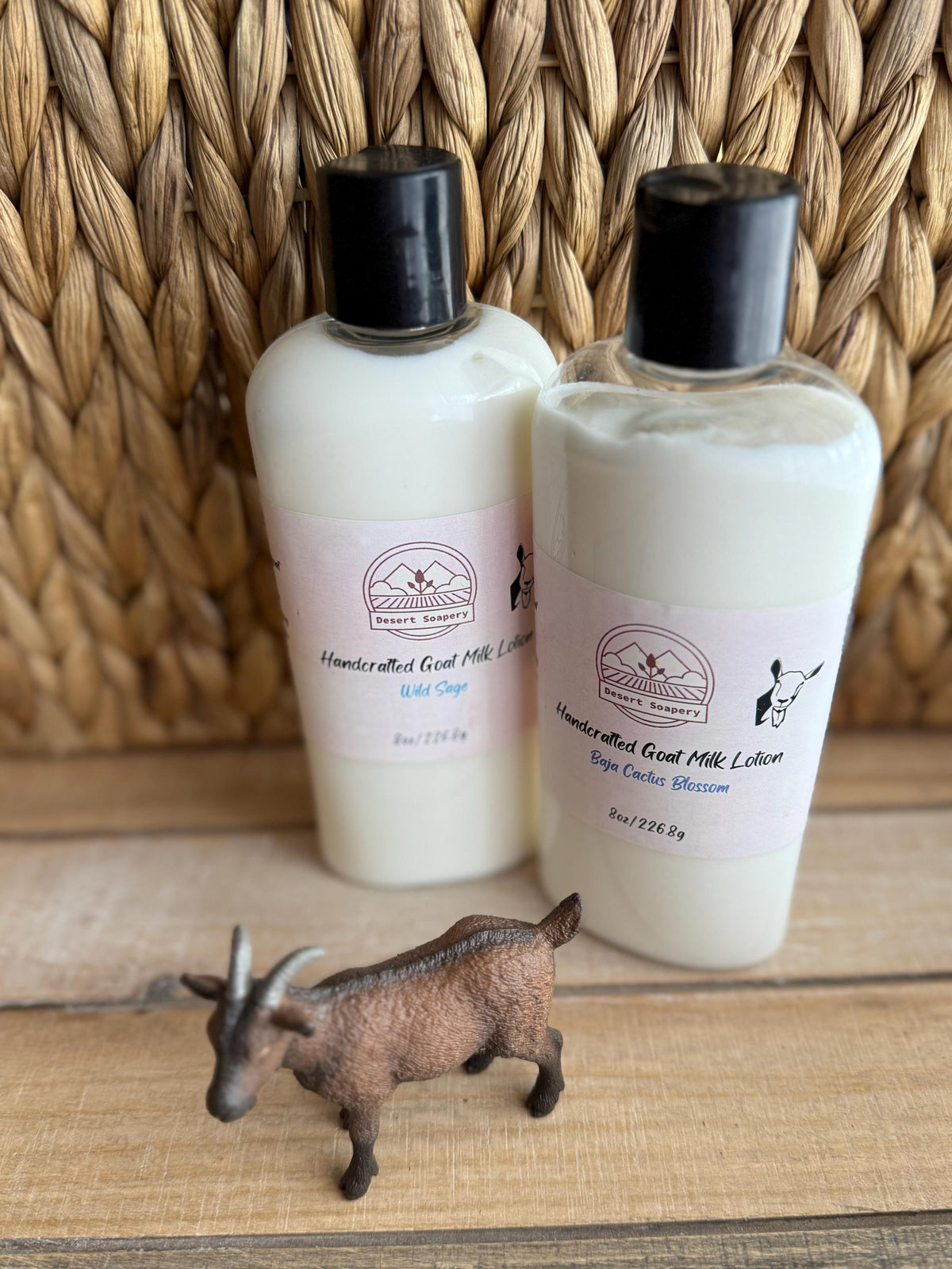 Handcrafted Skin Moisturizing Goat Milk Lotion.