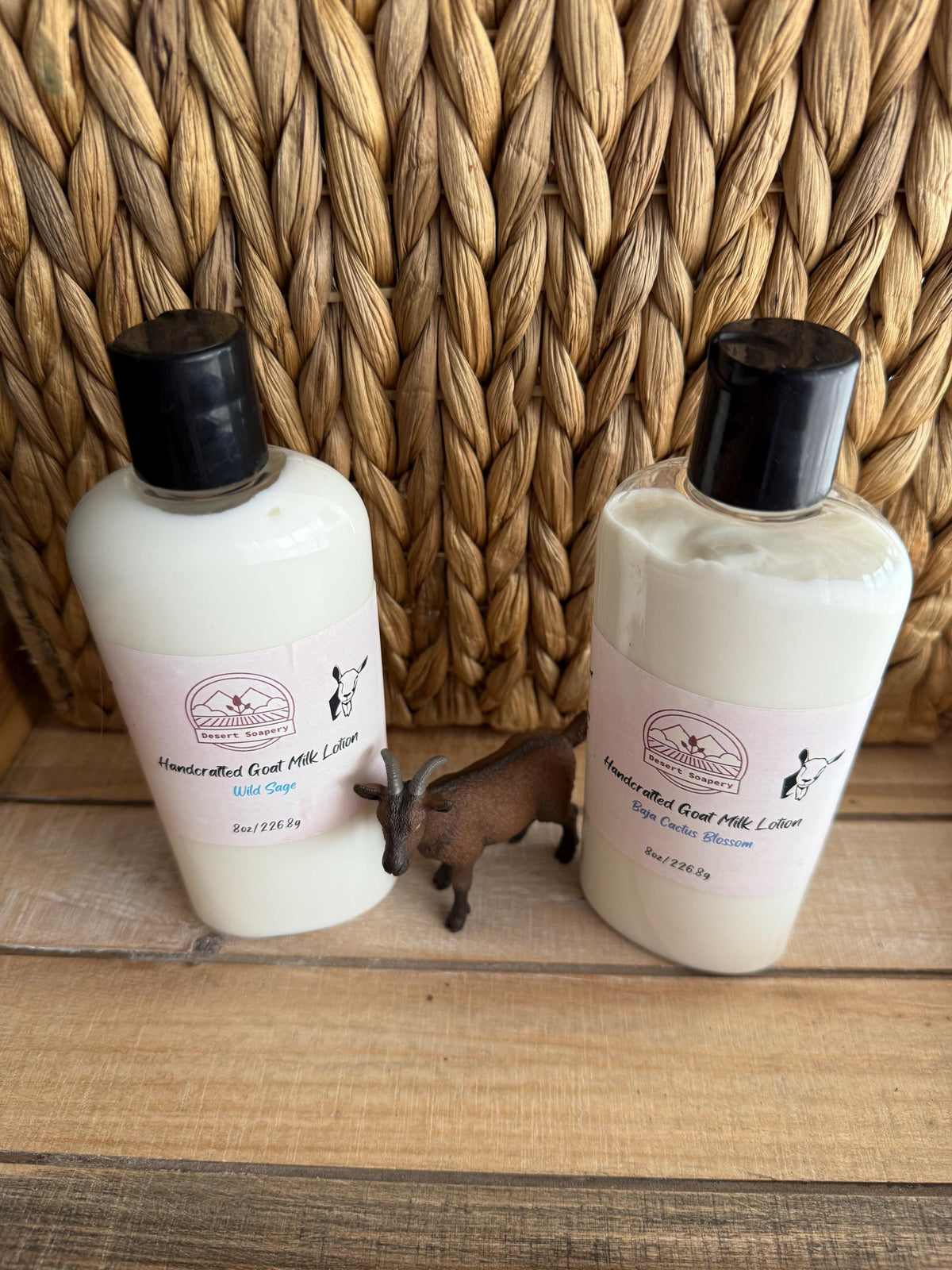 Handcrafted Skin Moisturizing Goat Milk Lotion.