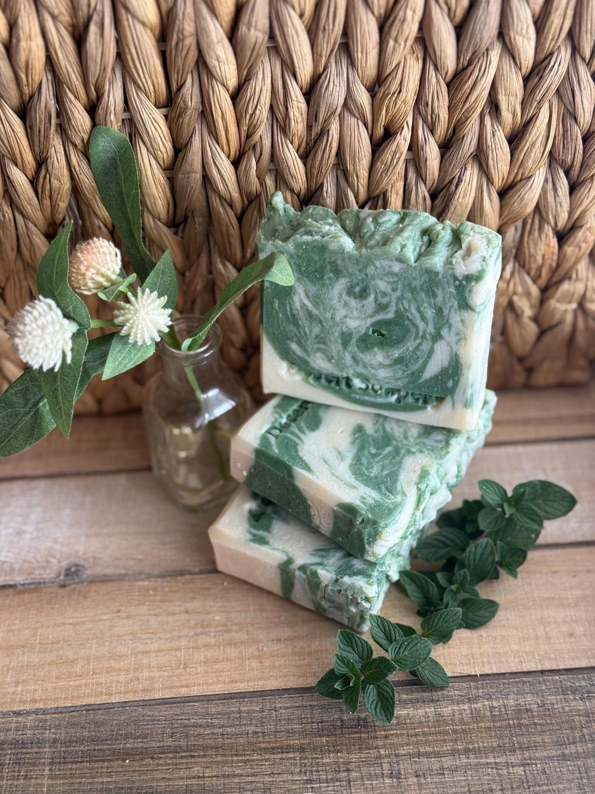 Fresh Mint Eucalyptus Handcrafted Soap