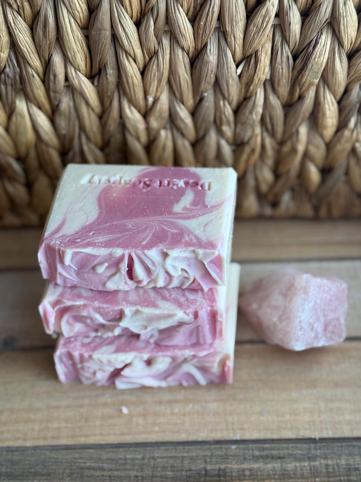 Pink Amber and Vanilla Handcrafted Soap