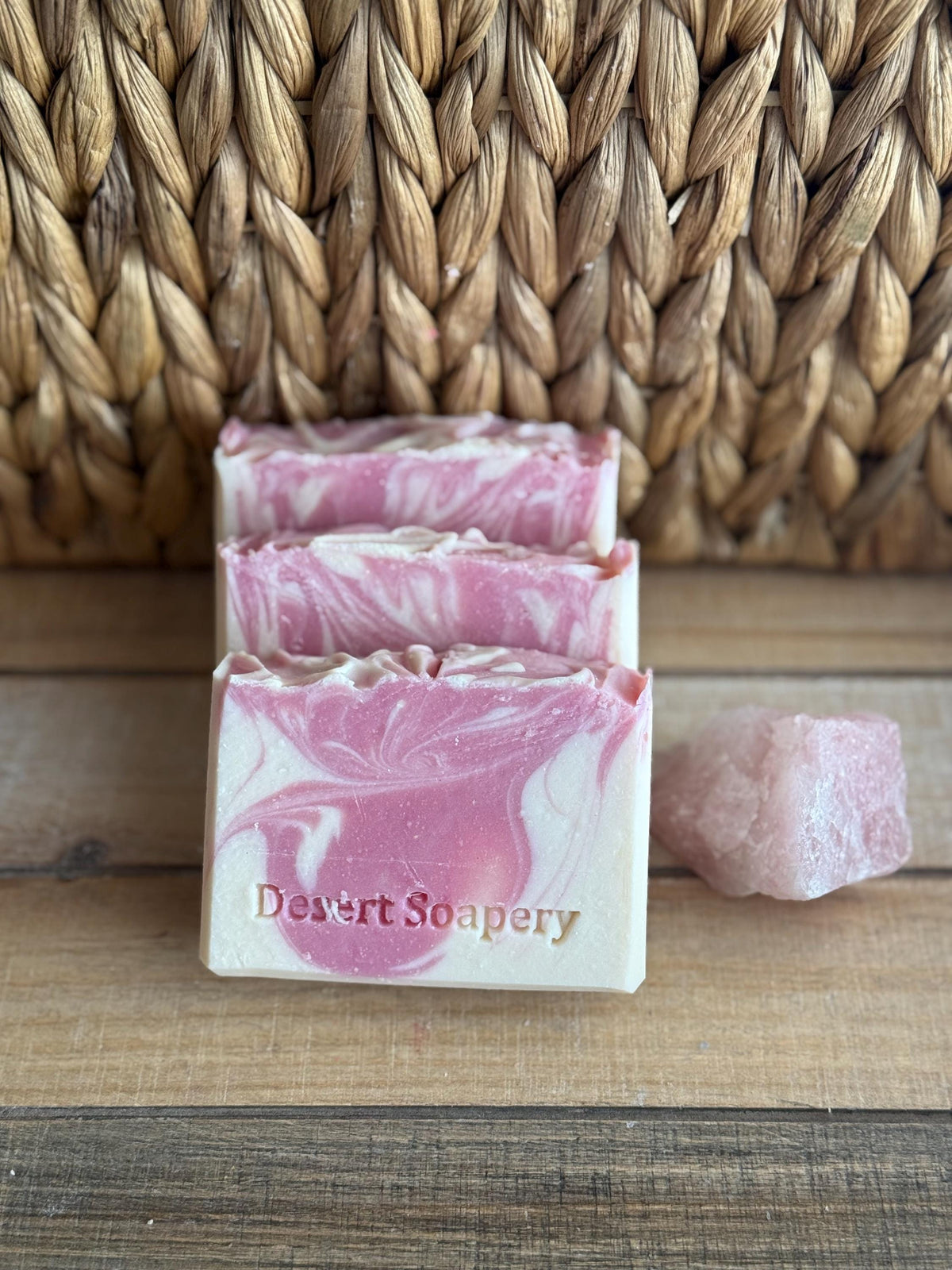 Pink Amber and Vanilla Handcrafted Soap